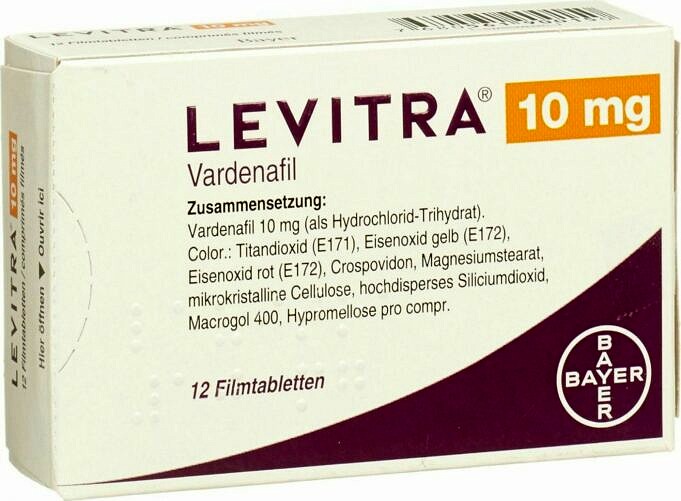 Levitra Vardenafil Dosierungsanleitung